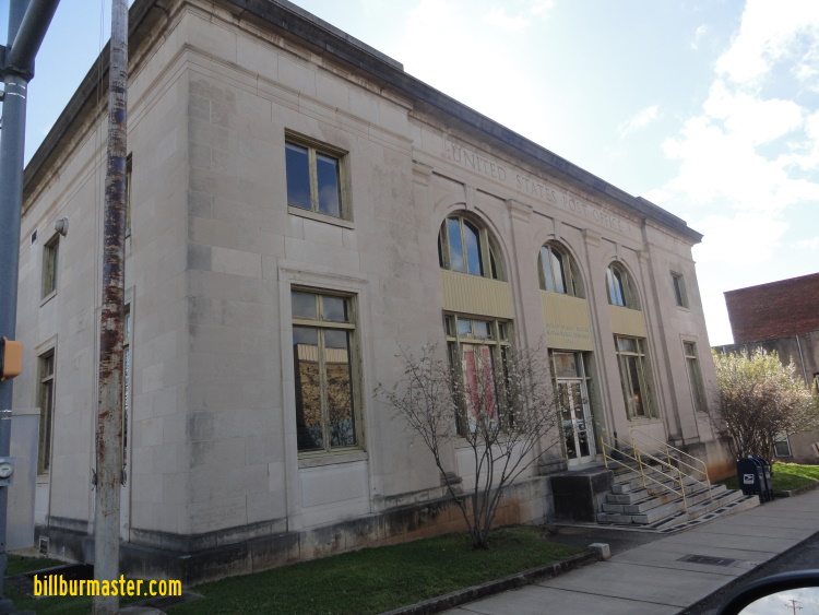 Looking at the old Morristown Post Office. (March, 2022)