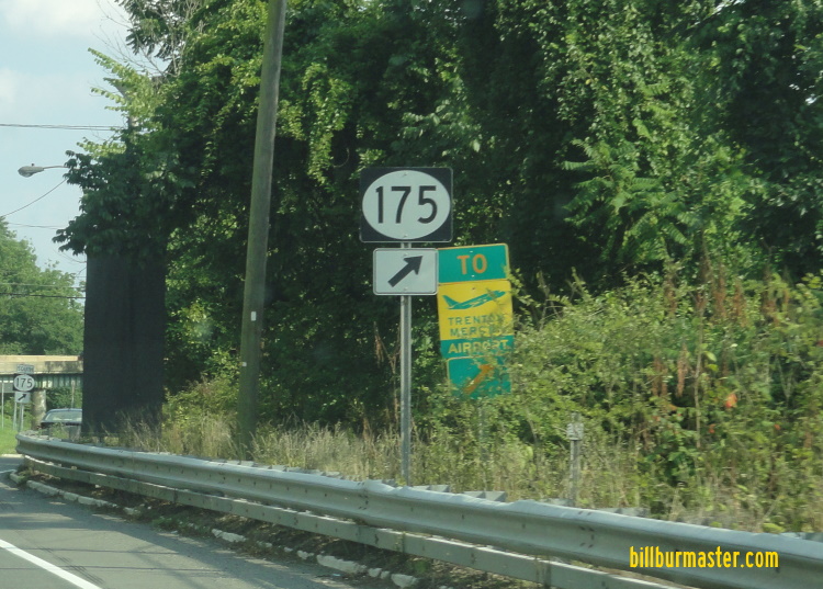 New Jersey State Route 175, Mercer County