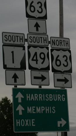 U.S. Federal Route 63; Craighead County, Arkansas