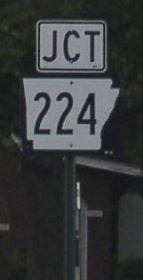 Arkansas State Route 224, Jackson County