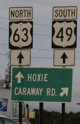 U.S. Federal Route 63; Craighead County, Arkansas