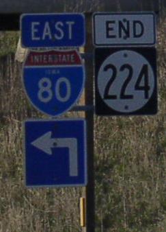 Iowa State Route 224, Jasper County