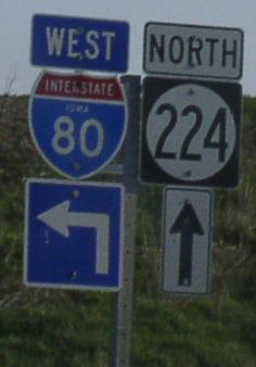 Iowa State Route 224, Jasper County