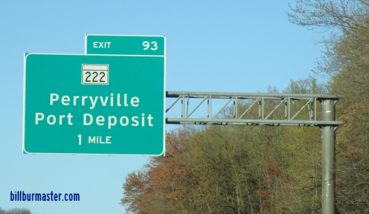 Sign St Rt 222 Maryland State Route 222, Cecil County