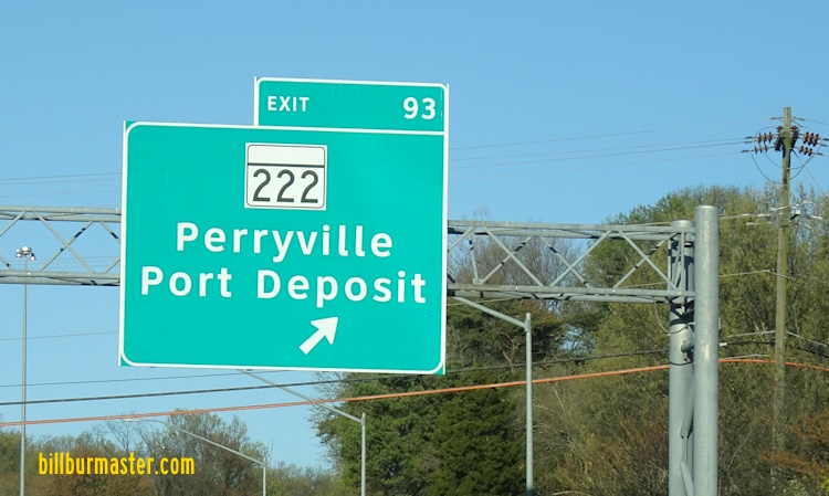 Sign St Rt 222 Maryland State Route 222, Cecil County